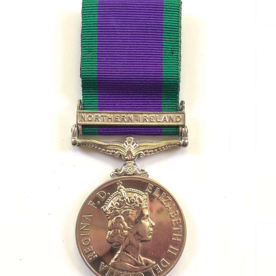 Coldstream Guards General Service Medal Clasp “Northern Ireland”.
