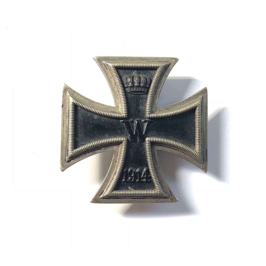 WW1 Imperial German Convex Iron Cross 1st Class.
