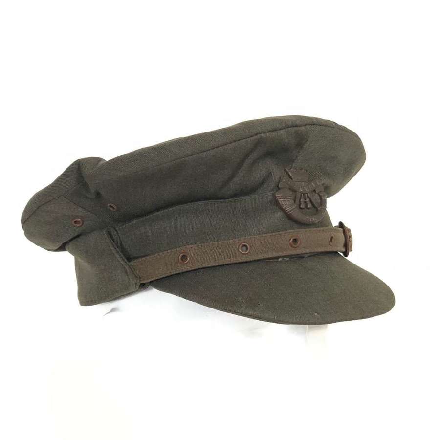WW1 DCLI Cornwall “Cor Blimey” Officer’s Trench Cap.