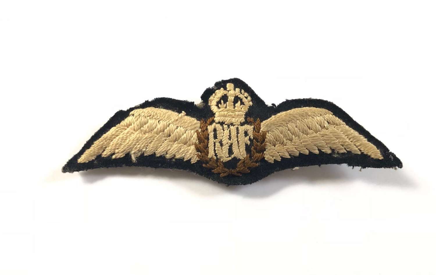 WW2 Period RAF Padded Pilot Wings. Middle East / Far East