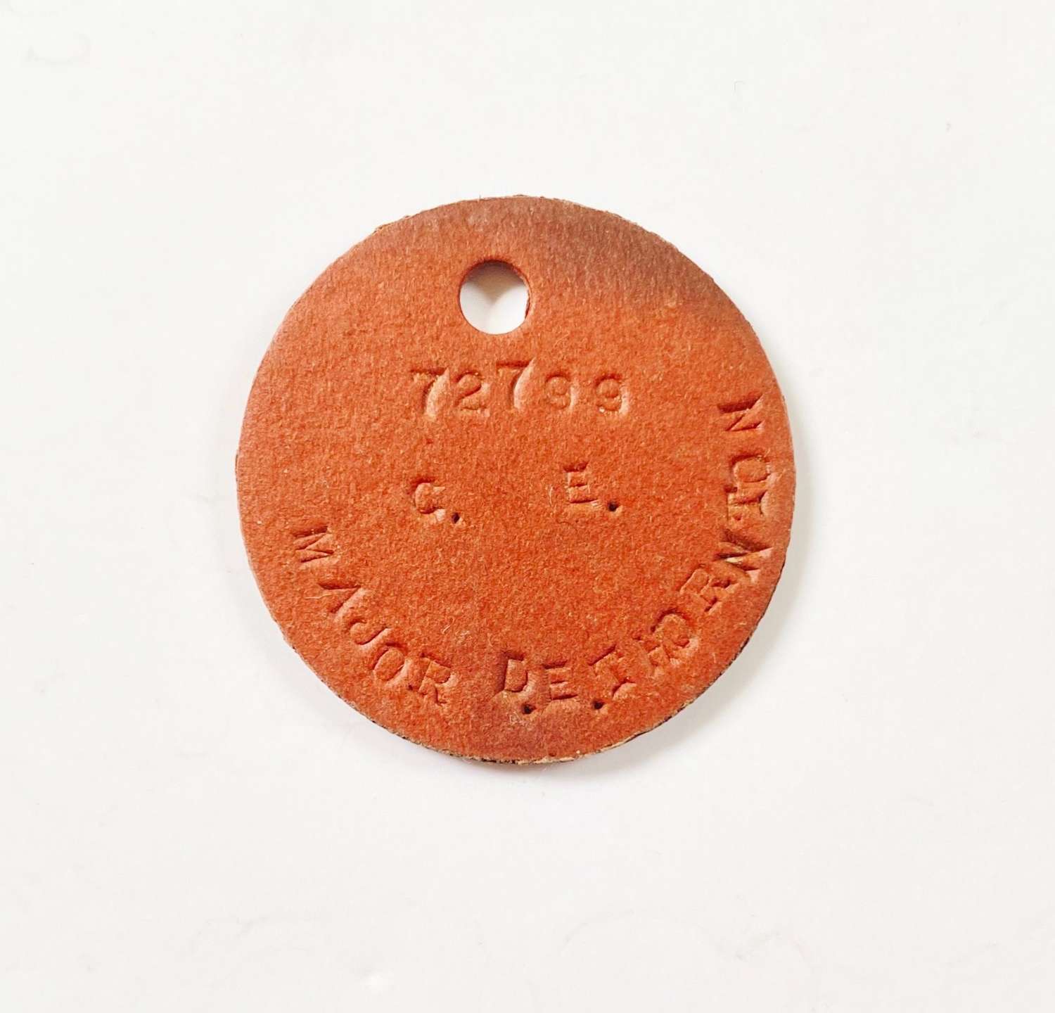 Welch Regiment Officer’s ID Dog Tag.