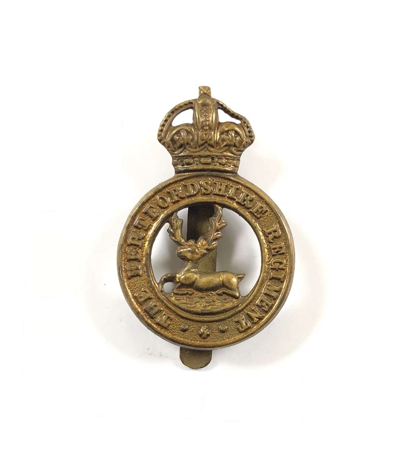 WW1 Hertfordshire Regiment Cap Badge.