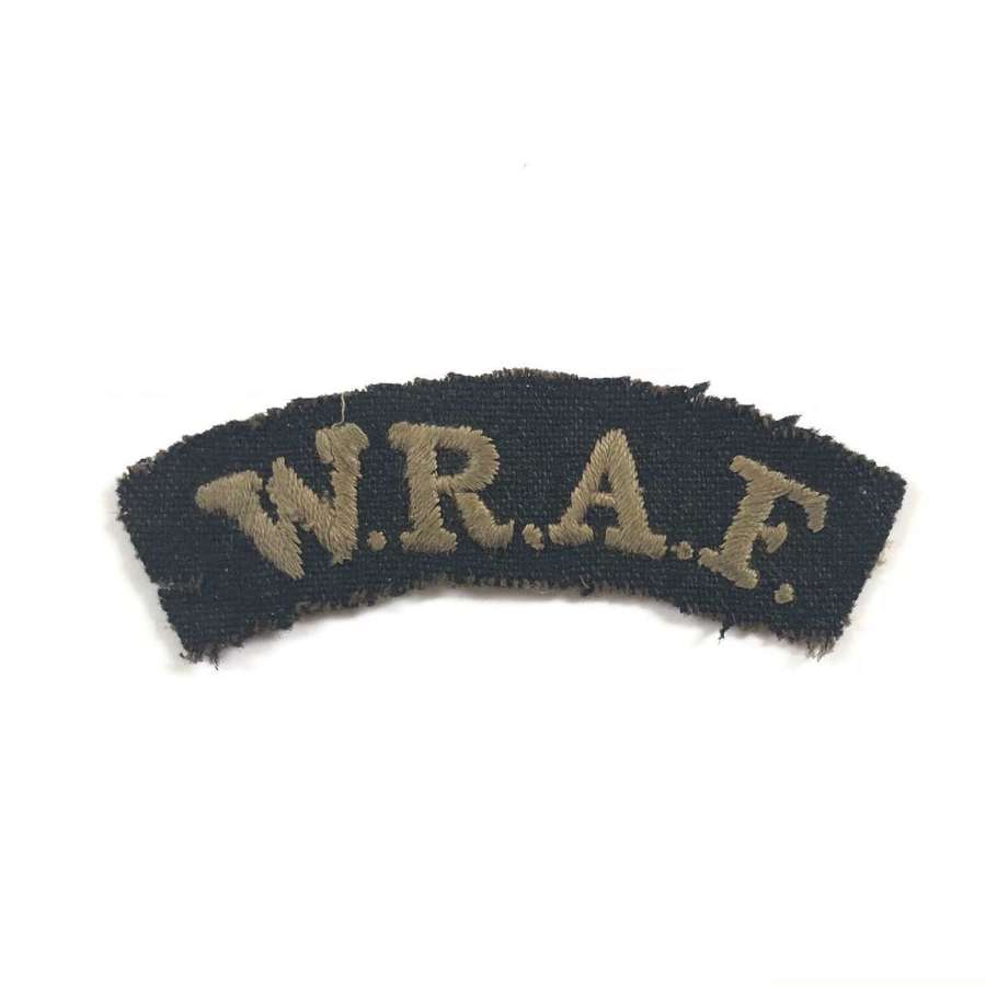 WW1 1918 Women’s Royal Air Force Shoulder Title.