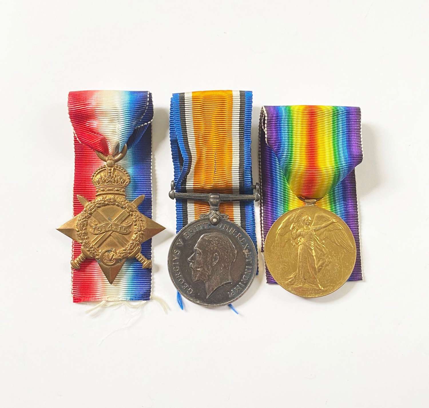 WW1 3rd Bn Worcestershire Regiment November 1918 Casualty Medals.