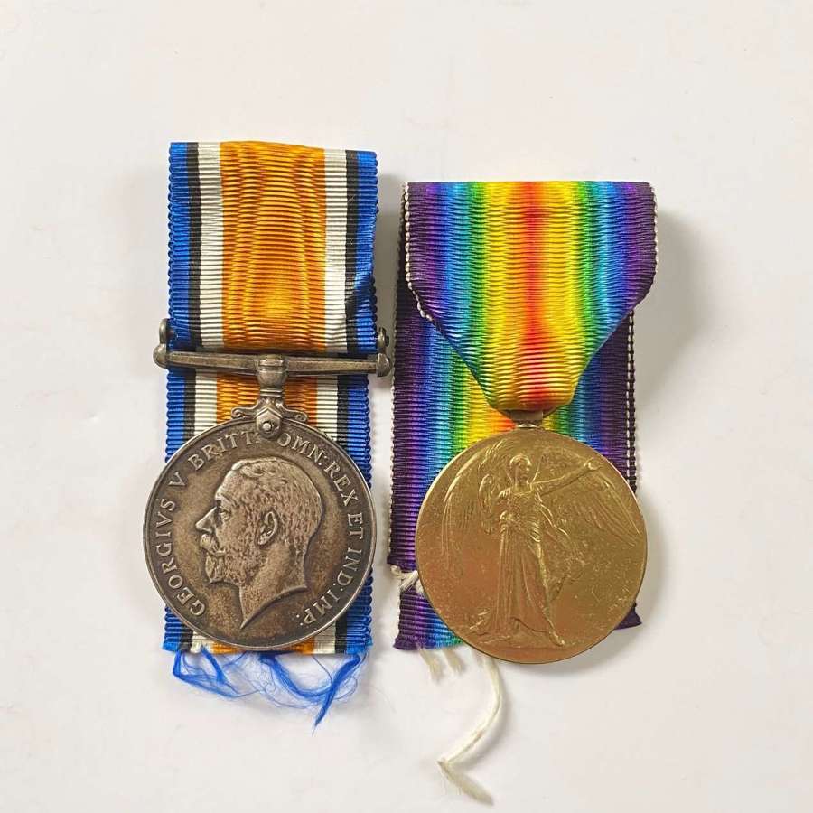 WW1 Worcestershire Regiment Pair of Medals.
