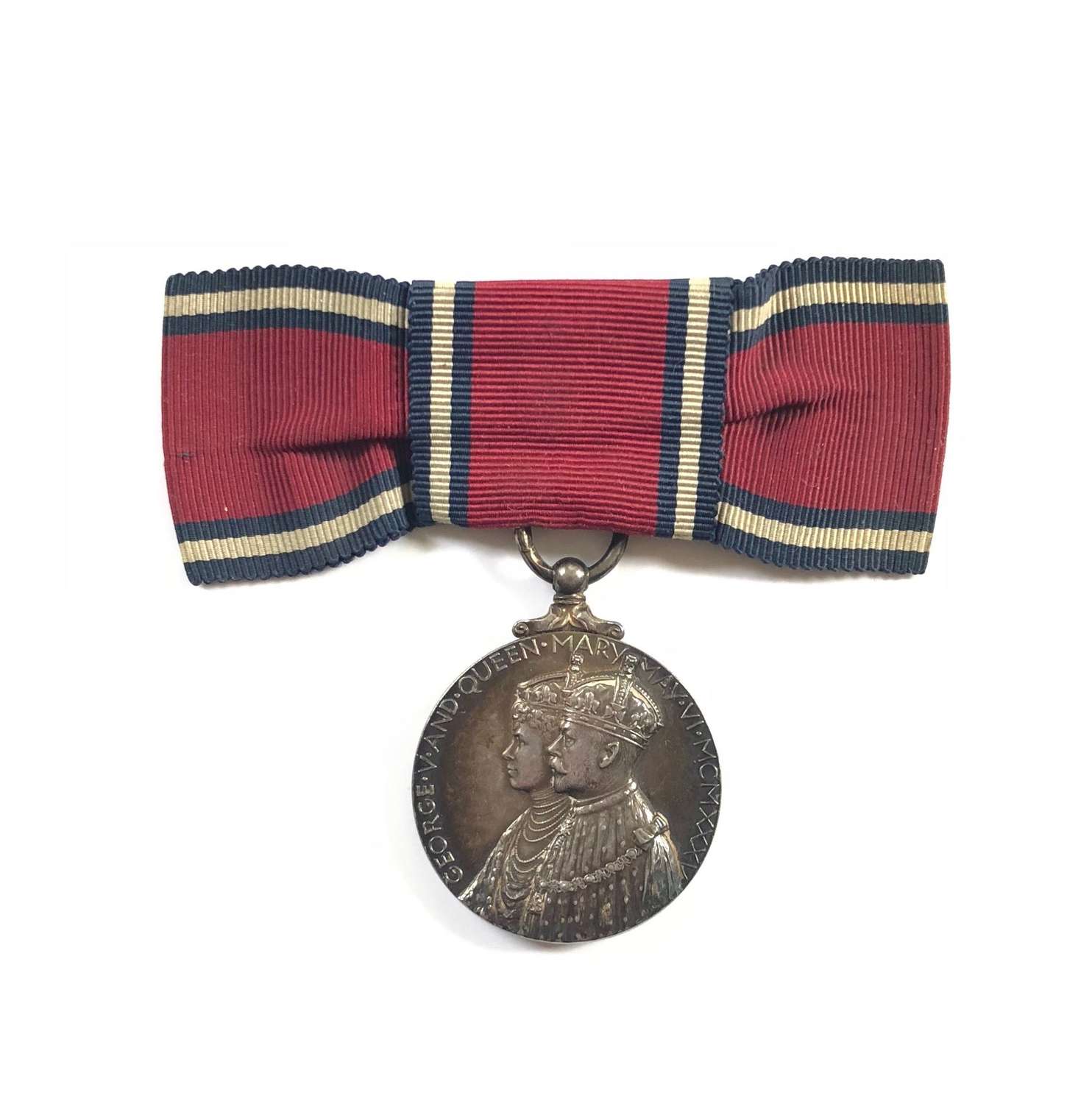George V 1935 Jubilee Medal Ladies Bow.