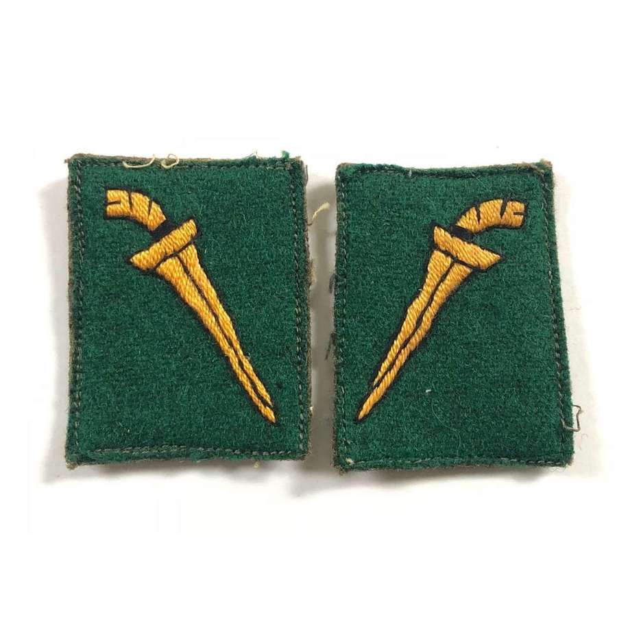 British Army Malaya Command Embroidered Formation Badges,