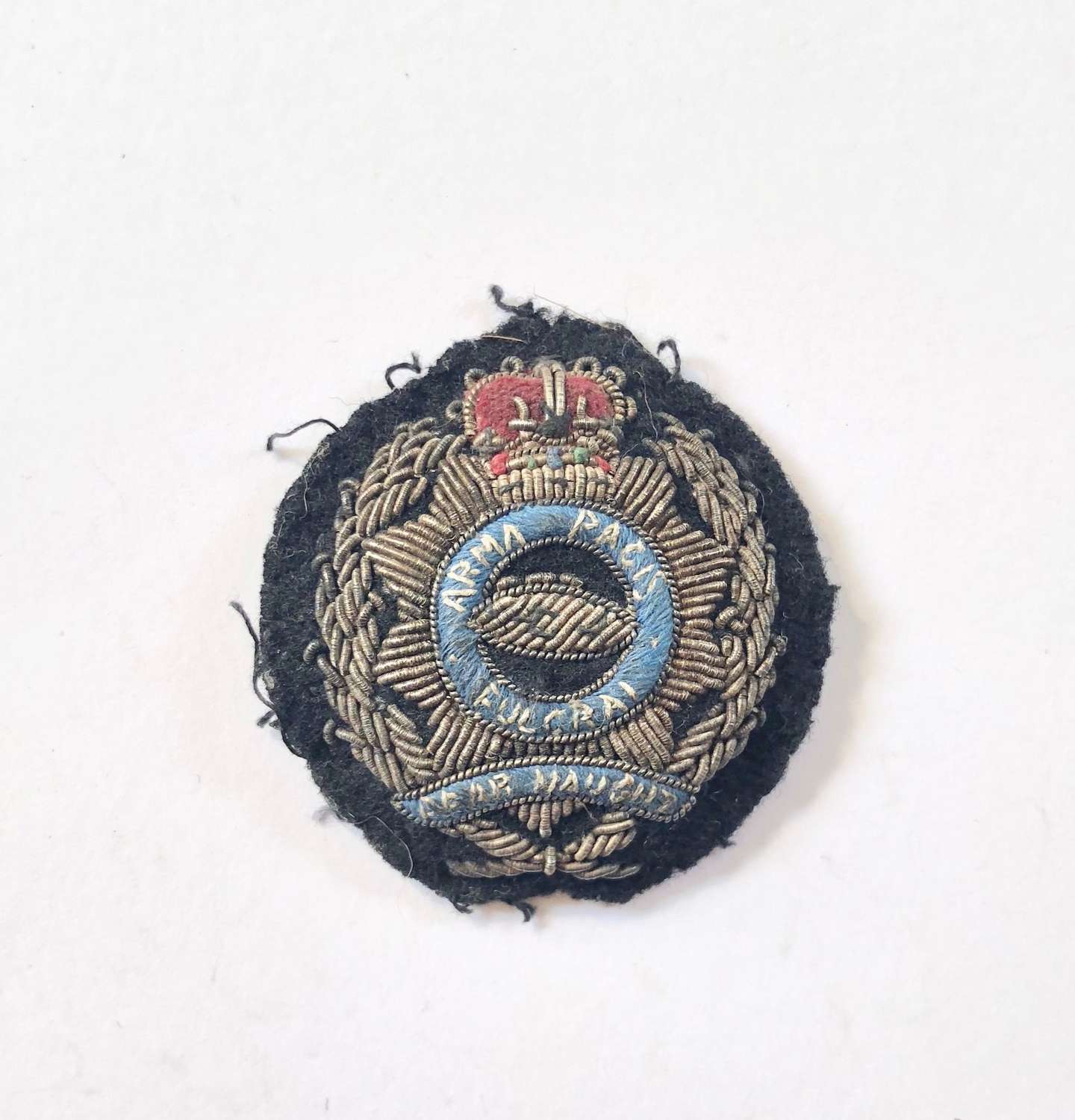 North Somerset & Bristol Yeomanry Officer’s Bullion Beret Badge.