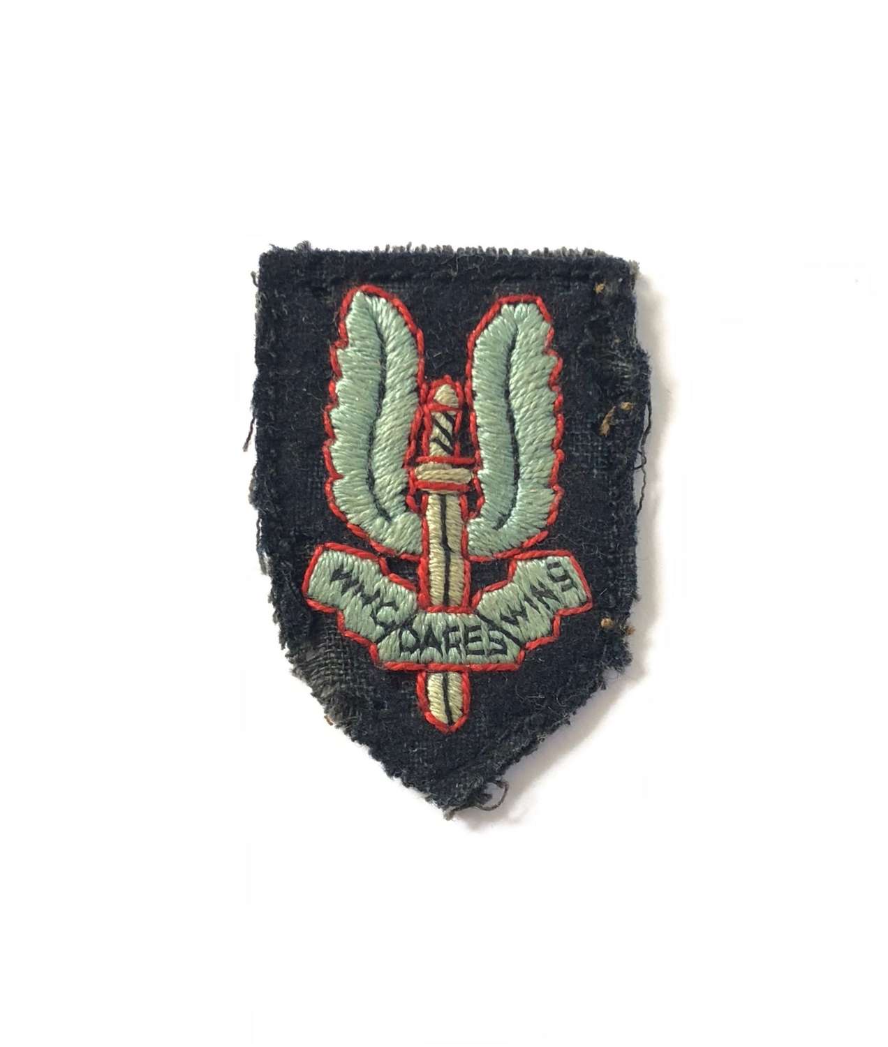WW2 Period Special Air Service SAS Cloth Beret Badge.