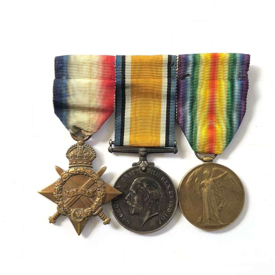 WW1 Royal Marine Light Infantry Group of Three Medals.