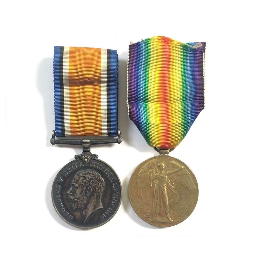 WW1 Queen Mary's Army Auxiliary Corps QMAAC Womens Pair of Medals.