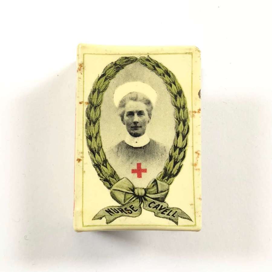 WW1 Nurse Edith Cavell Matchbox Cover