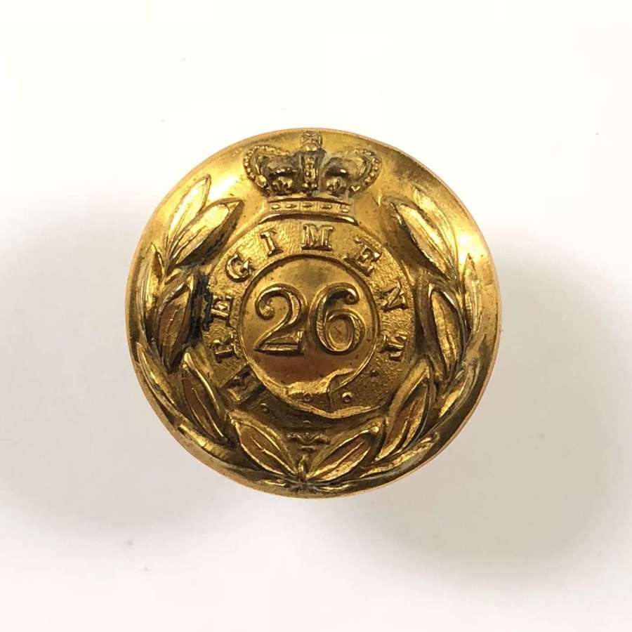 Georgian Indian Army. 26th Bengal Native Infantry Coatee Button.