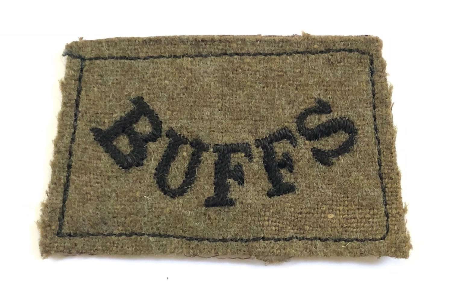 WW2 Buffs Embroidered Shoulder Title.