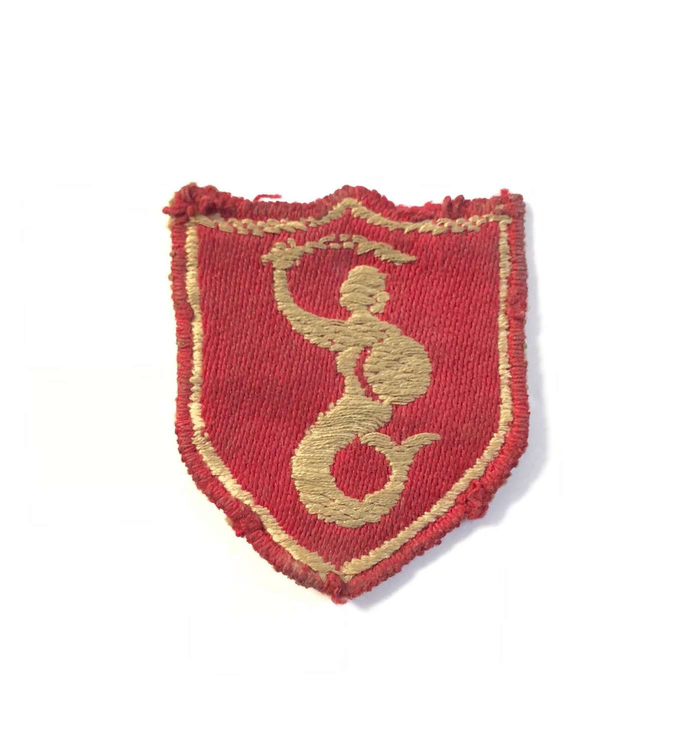 WW2 POLISH 2nd CORPS MAID OF WARSAW Cloth Badge