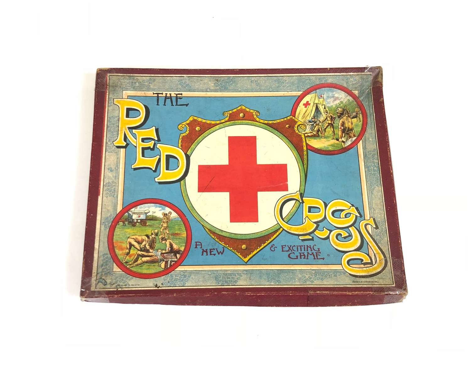 Victorian Boer War Period The Red Cross Game.