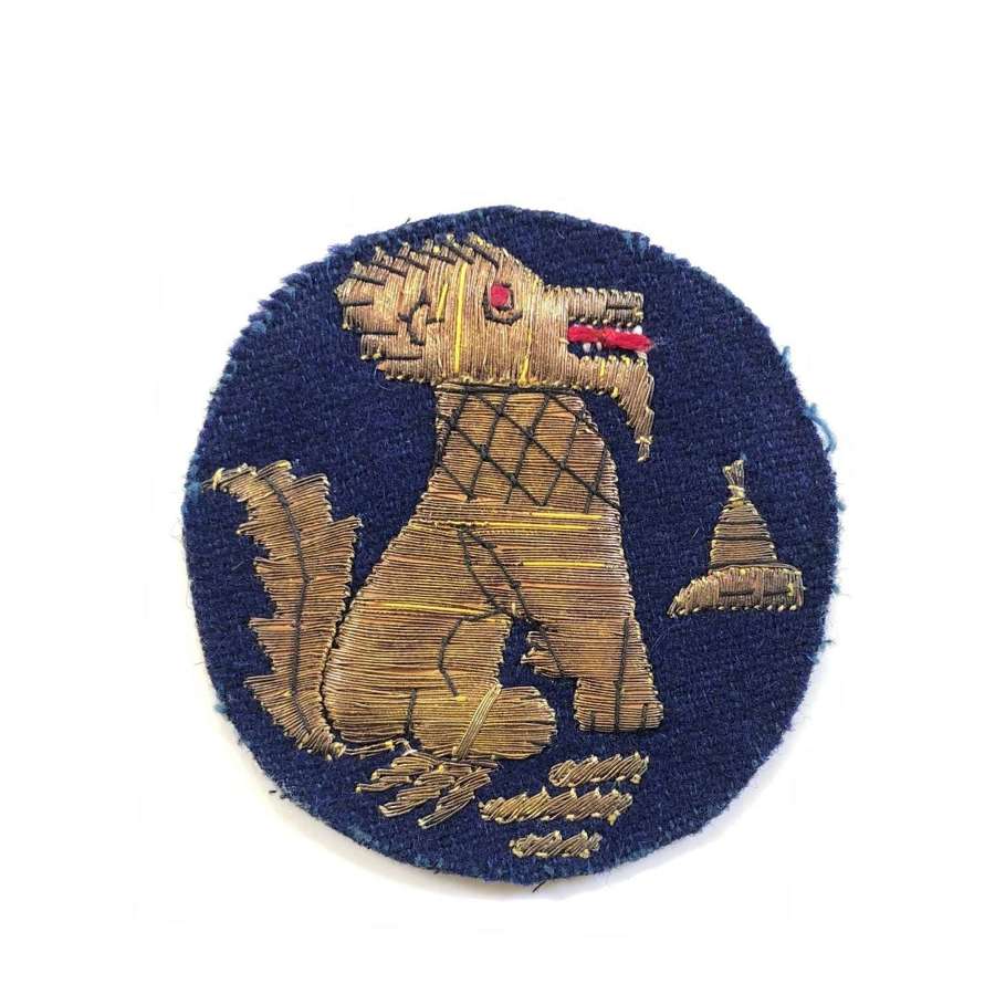 WW2 Chindits (3rd Indian Division) Bullion Formation Badge.