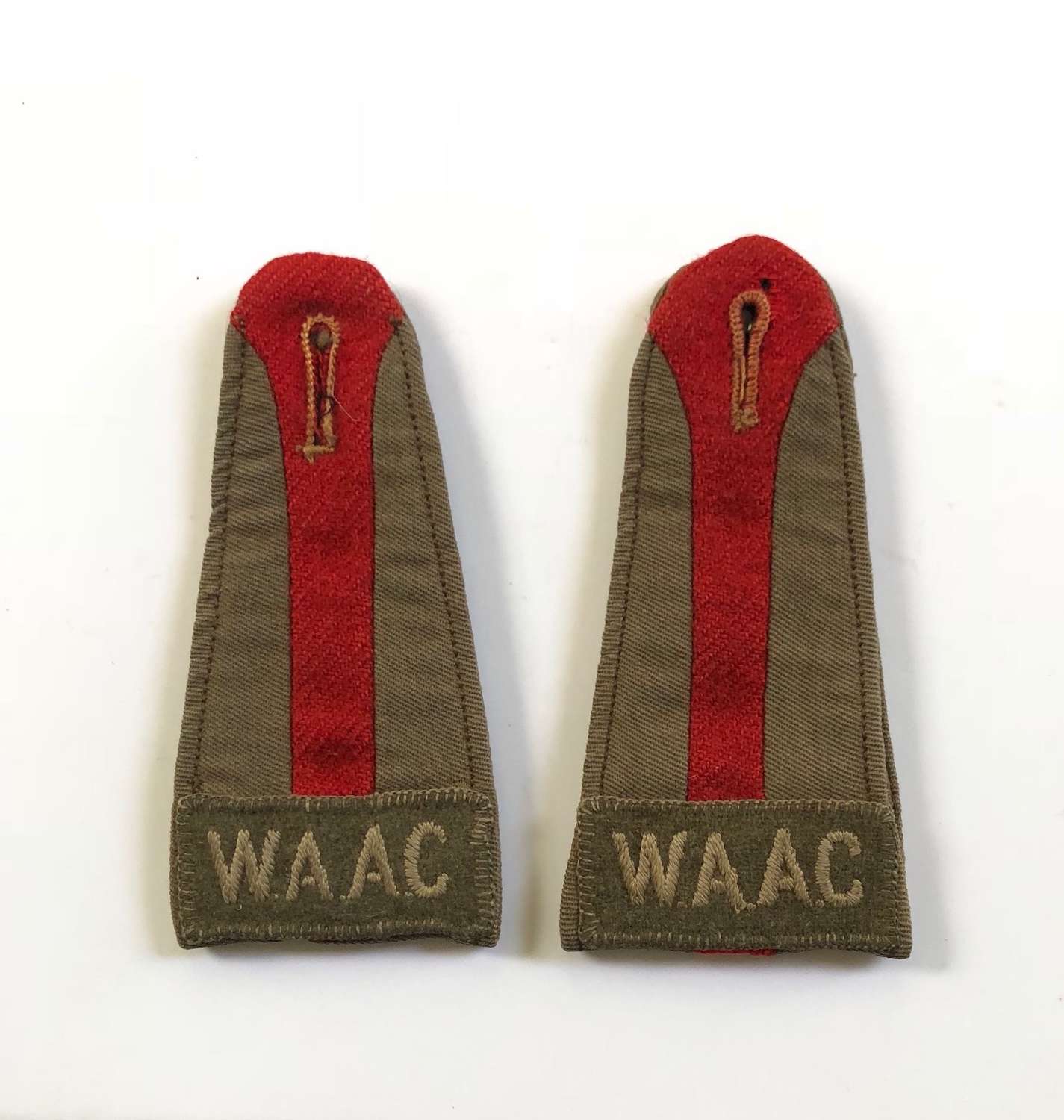 WW1 WAAC Women’s Army Auxiliary Corps Shoulder Straps.