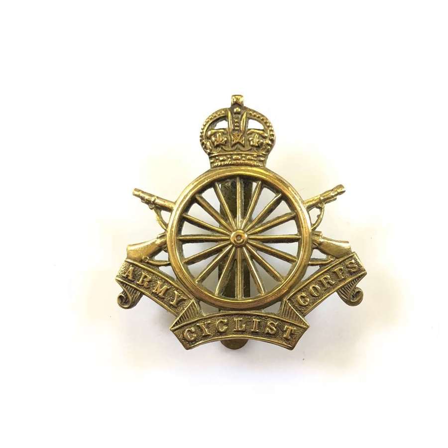 WW1 Army Cyclist Corps Cap Badge.