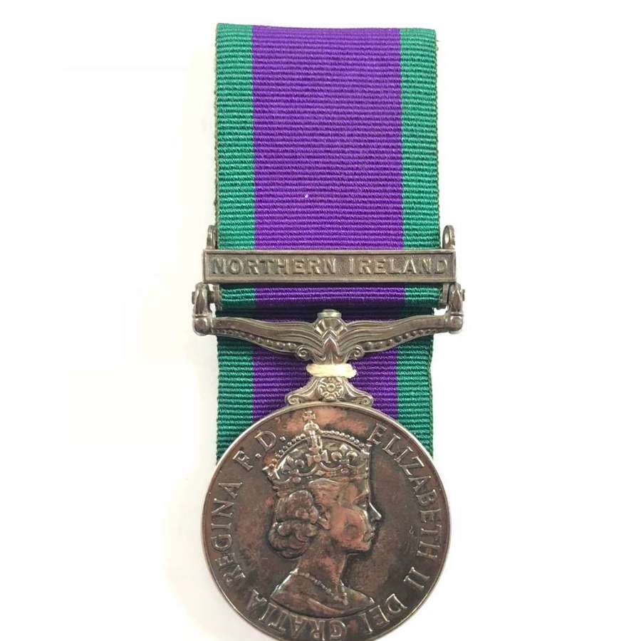 Royal Welsh Fusiliers Campaign Service Medal, clasp “Northern Ireland”