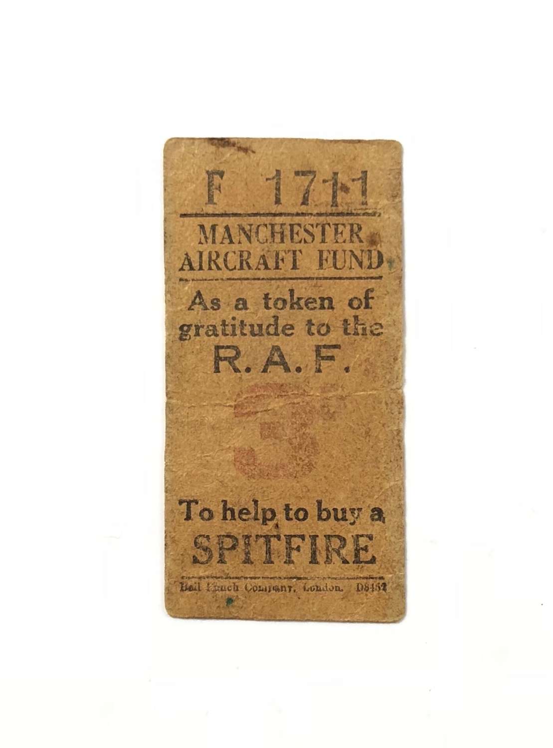 WW2 Manchester Aircraft Fund Buy a Spitfire.