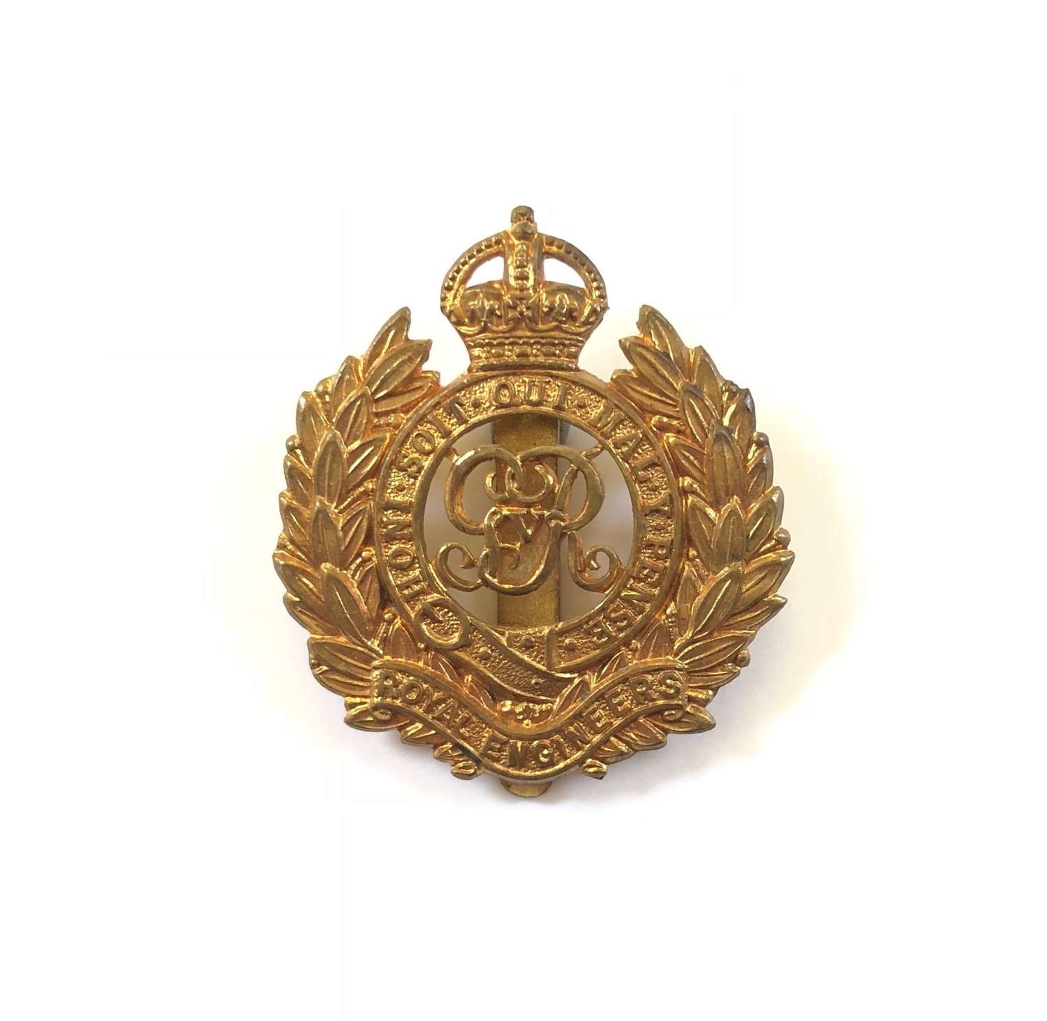 WW1 Royal Engineers GVR Other Rank’s Cap Badge.