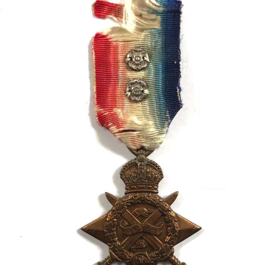 WW1 RAMC 1914 Mons Star. Royal Army Medical Corps
