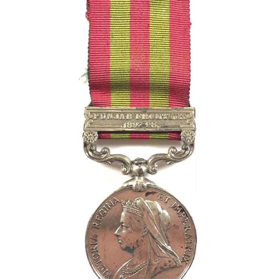 20th Punjab Infantry India General Service Medal Clasp Punjab Frontier