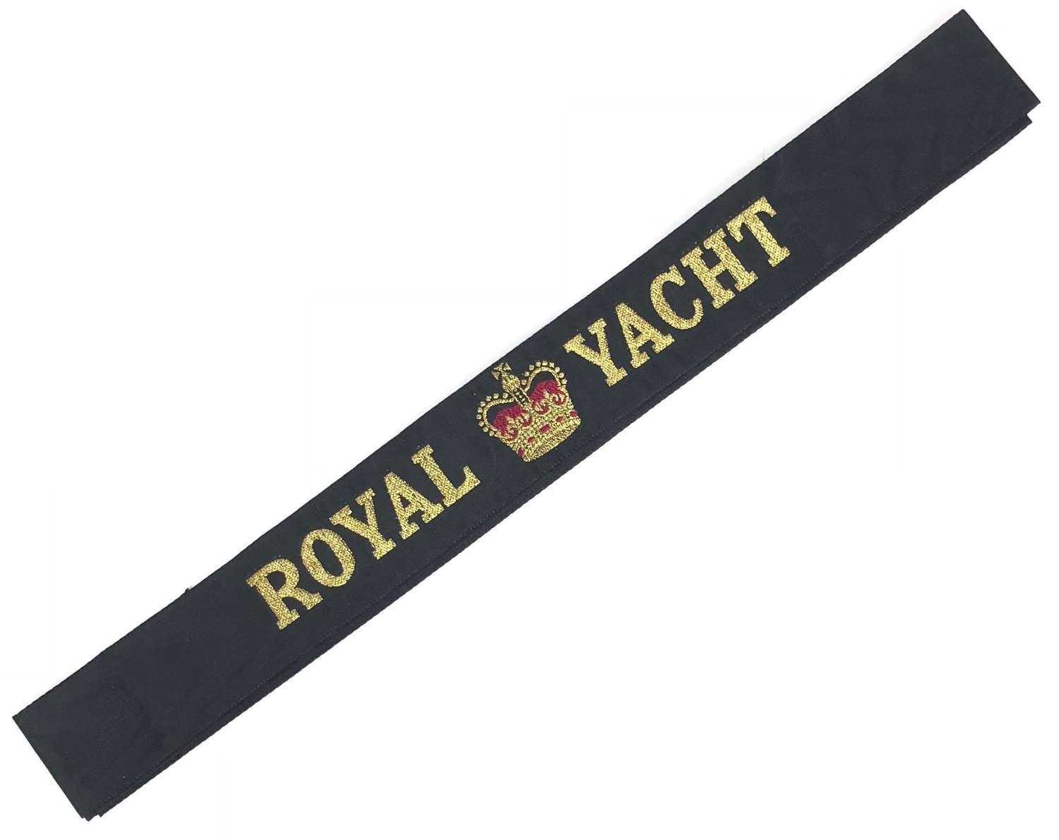 Royal Navy Elizabeth II Royal Yacht Britannia Cap Tally