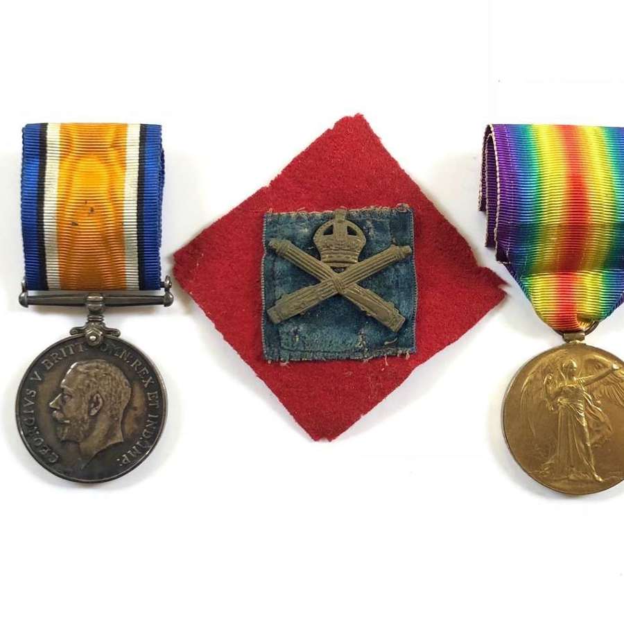 WW1 Machine Gun Corps Pagari Badge & Medals.