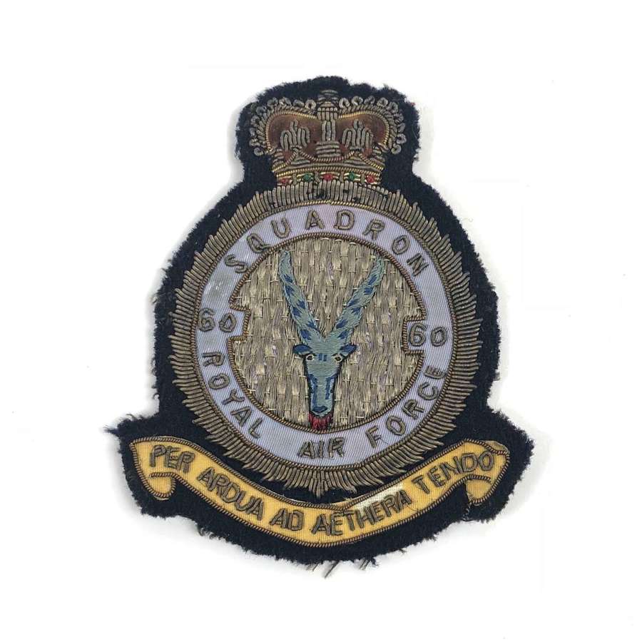RAF Cold War Period 60 Squadron Flying Suit Badge.