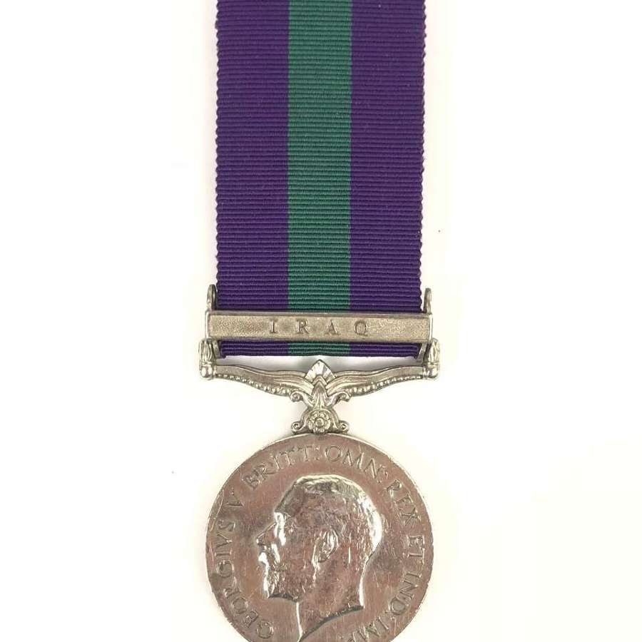 Manchester Regiment General Service Medal Clasp “Iraq”