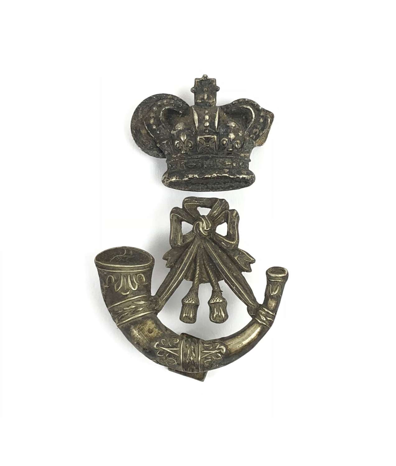 Victorian Rifle Volunteers Pouch Badge.