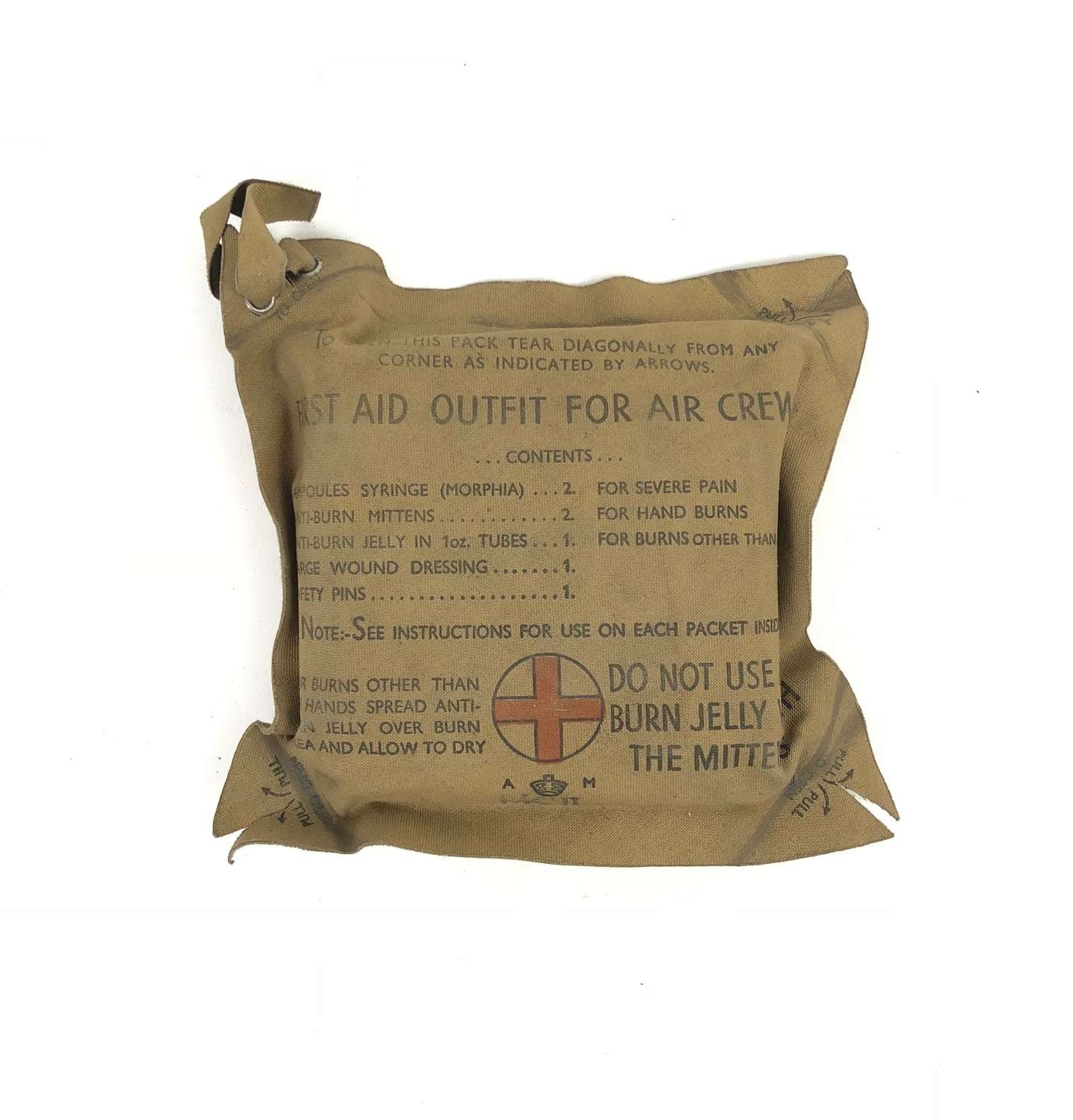 WW2 RAF Personal Aircrew First Aid Pack MKII.