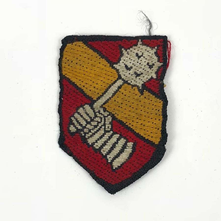 WW2 British 34th Armoured Brigade Cloth Formation Badge.