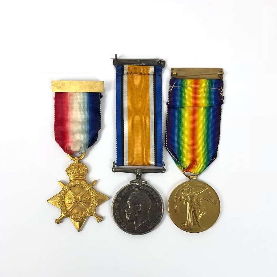 WW1 Royal Engineers Poison Gas Company Set Three Medals.