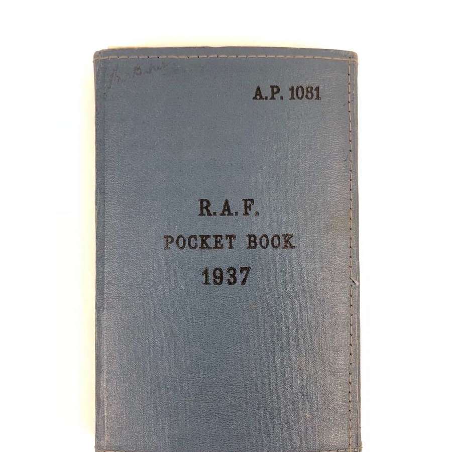 Pre WW2 RAF Airman’s Pocket Book.