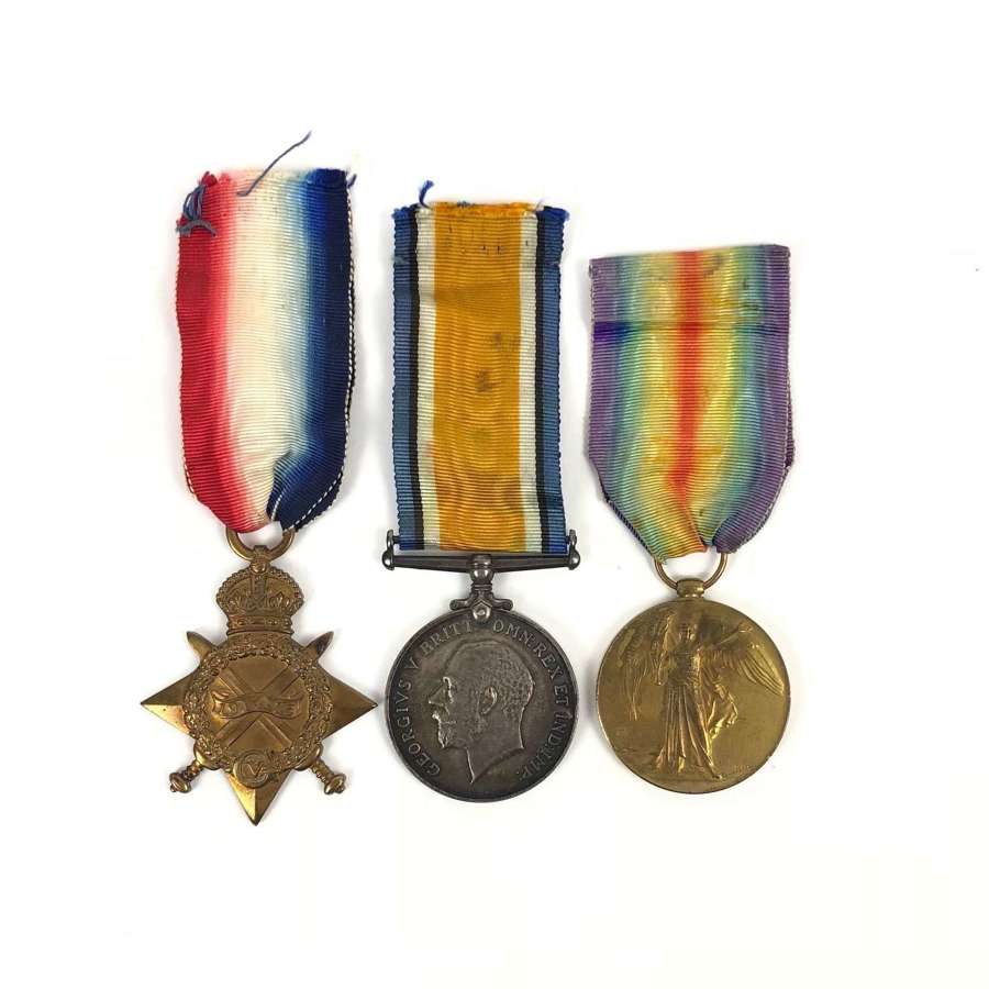 WW1 Royal Marine Band Group of Three Medals. Scarce Rank