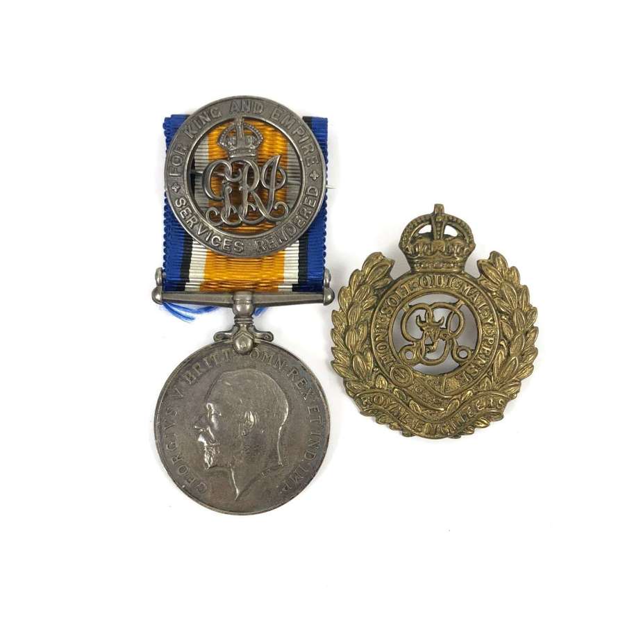 WW1 Royal Engineers Gas Company “I’m Entitled to medal gave Myself One