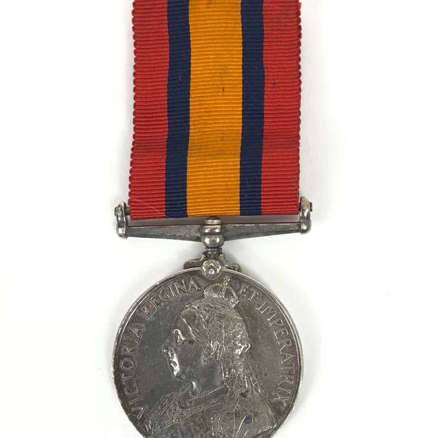 Boer War King’s Shropshire Light Infantry Volunteer QSA Medal.