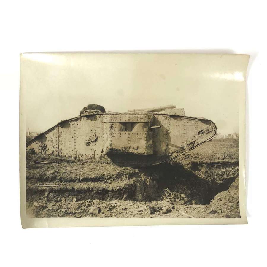 WW1 Official British Press Photograph British Tank