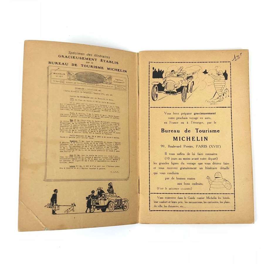Noyon Roye Lassigny Original 1921 Michelin Guide to the Battlefields.