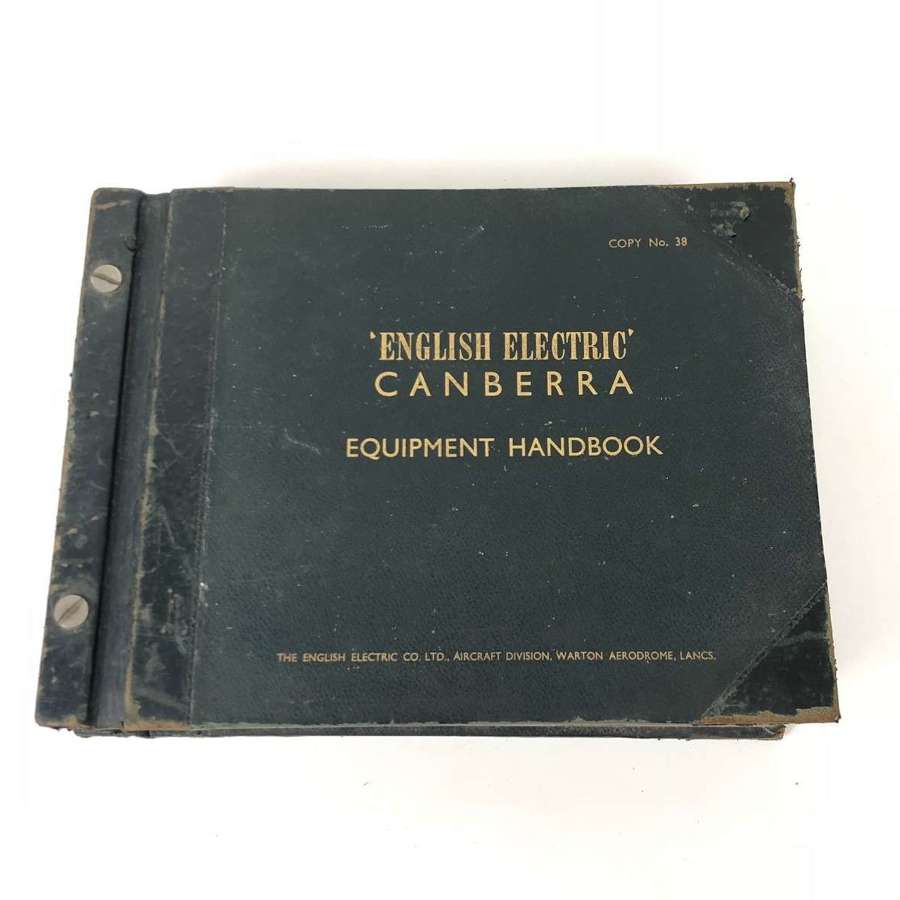 RAF English Electric Canberra Equipment Handbook Manuel