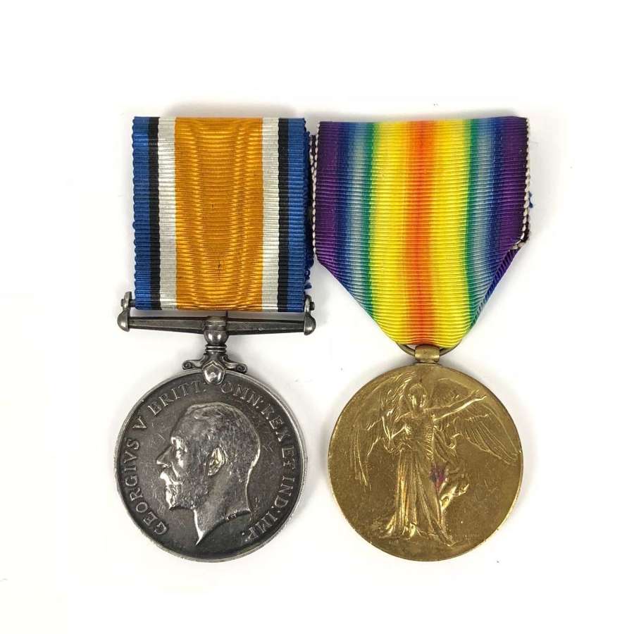 WW1 17th Lancers Pair of Medals.