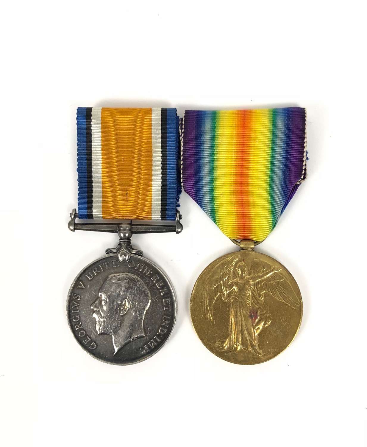 WW1 17th Lancers Pair of Medals.