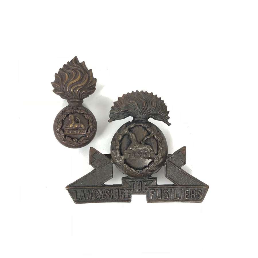 WW1/WW2 Pattern Lancashire Fusiliers Officer’s OSD Cap Badge.