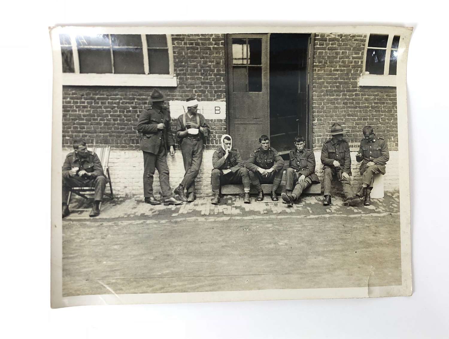 WW1 Official British Press Photograph New Zealand Wounded Troops
