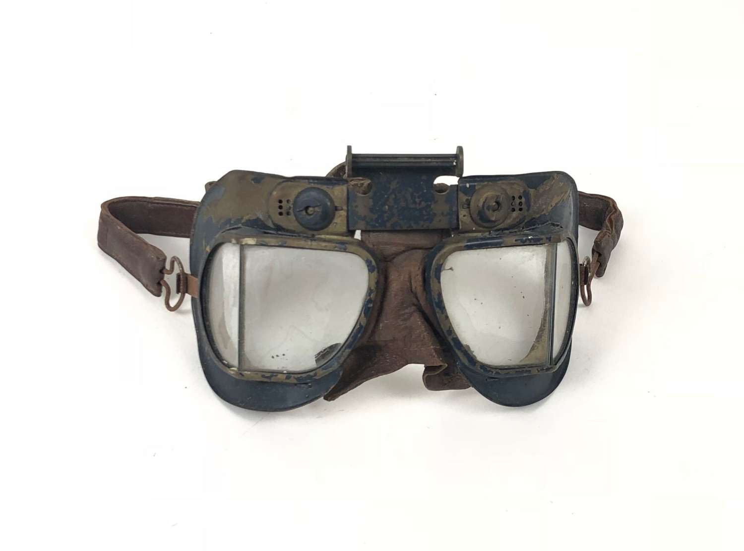 WW2 RAF MKVII Early Pattern Flying Goggles.