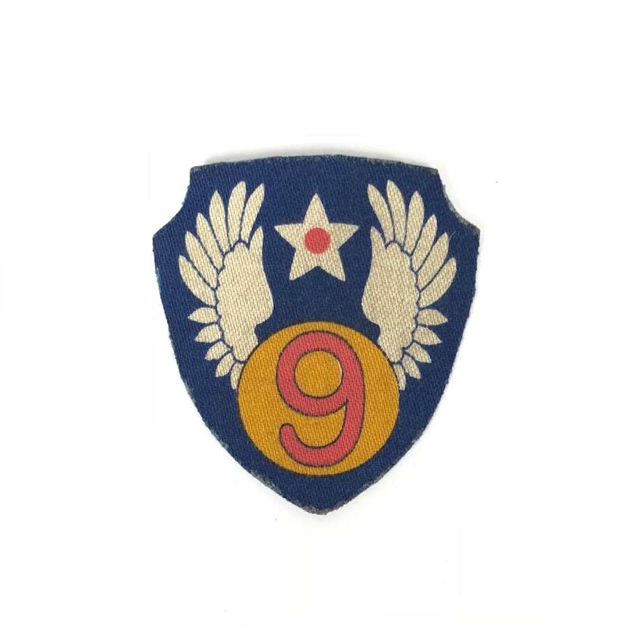 WW2 9th US Air Force Printed Shoulder Badge.