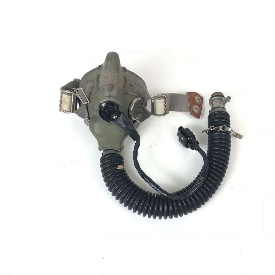 RAF Cold War Period 1965 H Type Oxygen Mask & Tube.